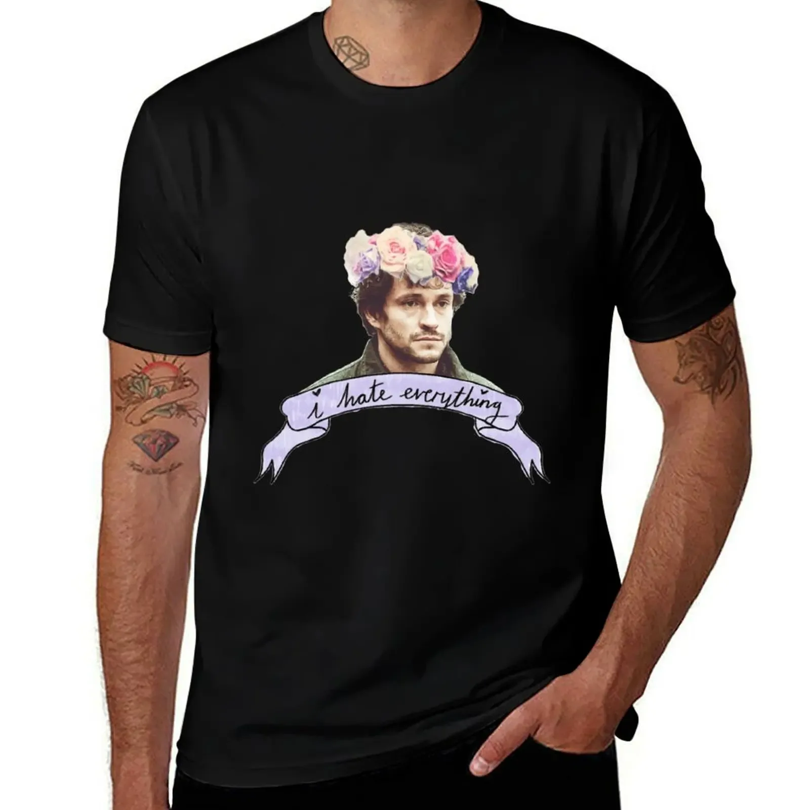 Will Graham Hates Everything. T-Shirt Basic Plain Short Sleeve Crew Neck Tee - Aliexpress - FashionsVida