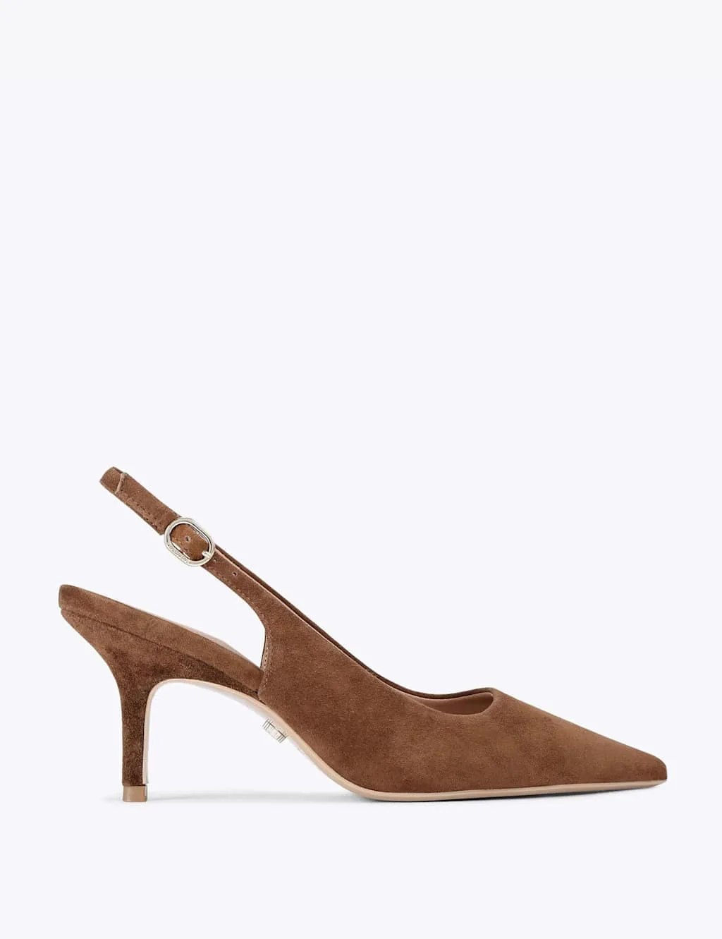 Suede Slingback Court Shoes Brown female - Carvela - FashionsVida