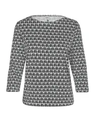 Langarmshirt CARINA M dunkelblau 38 Damen