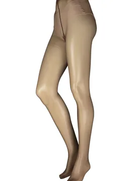 Women's 1 Pair Pure Matt 20 Tights Chocolate L - Brown - Size: Large - Falke - FashionsVida
