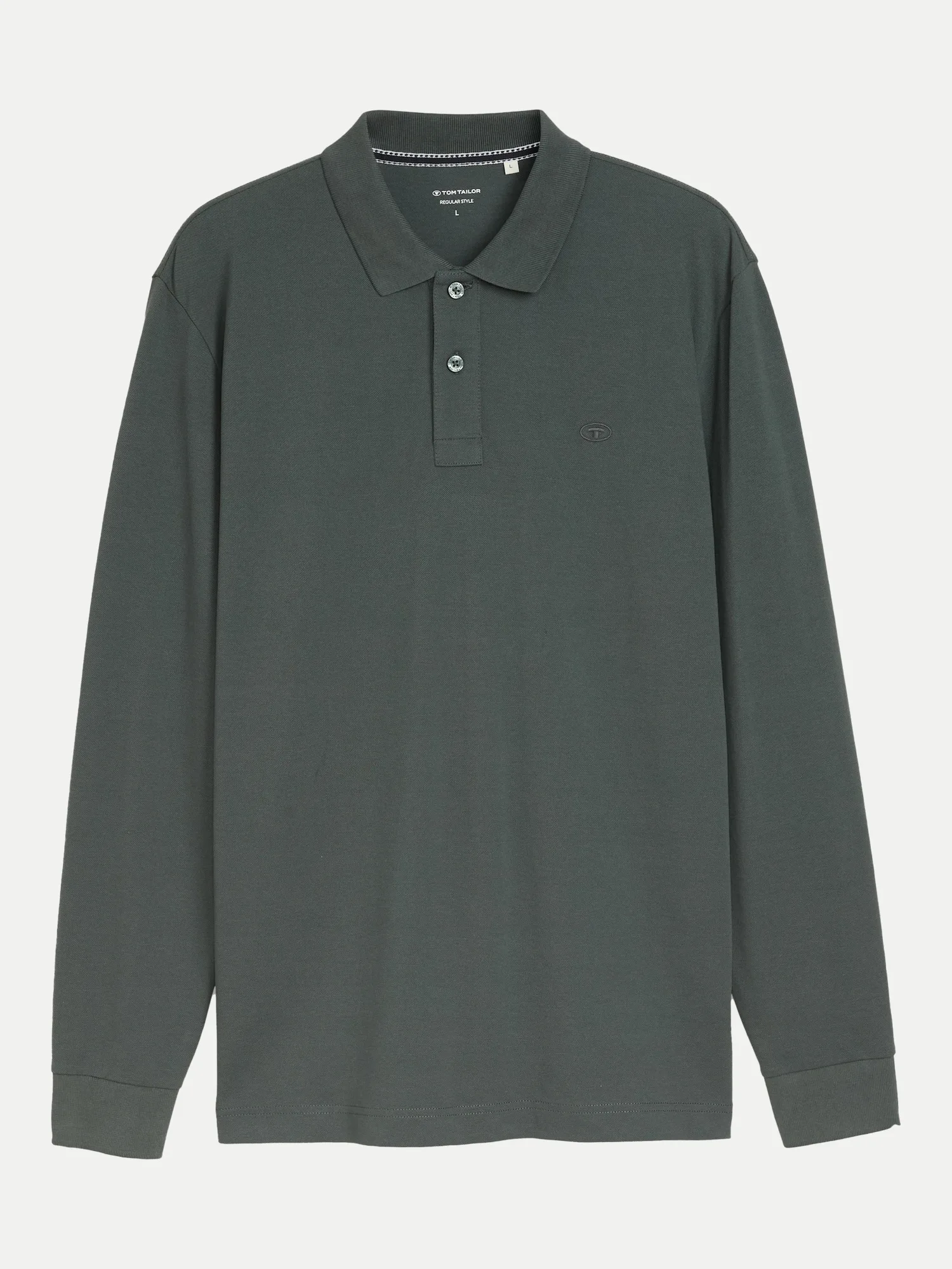 Piqué-Poloshirt Grau S - Tom Tailor Casual - FashionsVida