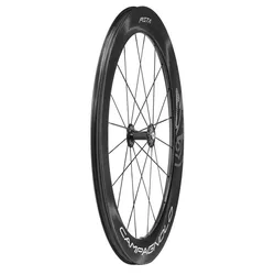 Ruota Anteriore Da Strada Pista Carbon Tubeless Black