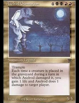 Axelrod Gunnarson Legends - Magic: The Gathering - FashionsVida
