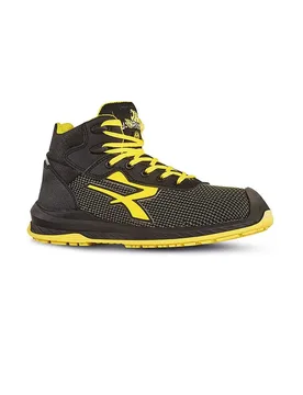 Chaussures De Sécurité Domingo Black / Yellow EU 38 - U-Power - FashionsVida