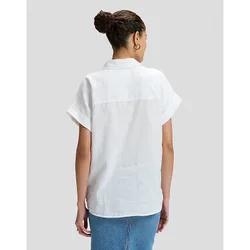 Loose Utility Shirt Bright White Größe M female
