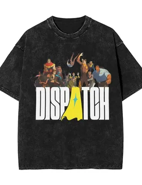 Vintage Dispatch Game T-Shirts Men Crew Neck 100% Cotton Washed T Shirt Short Sleeve Tees Plus Size Tops - Aliexpress - FashionsVida