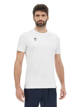 T-shirt à Manches Courtes Sithonia White L - Macron - FashionsVida