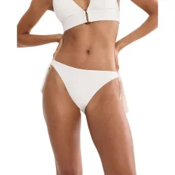 Braga de bikini de baja cobertura con lazada lateral