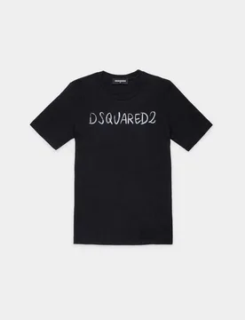 Dsquared t-shirt bambina nero - Dsquared2 - FashionsVida