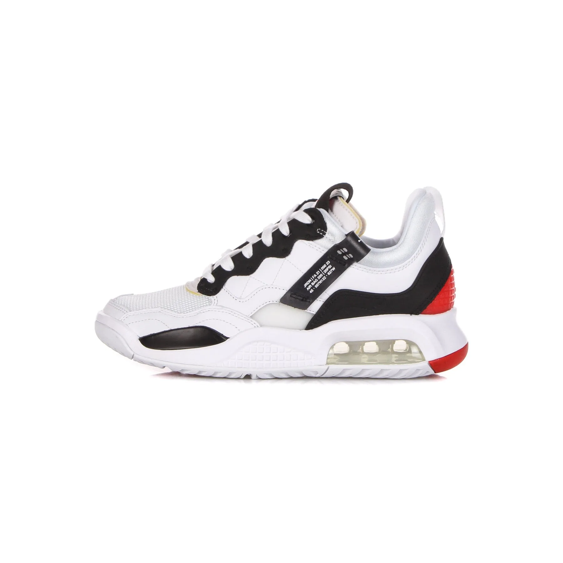 Scarpa Bassa Uomo Ma2 White/black/university Red/lt Smoke Grey - Jordan - FashionsVida
