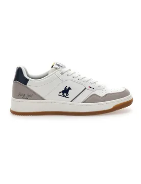 Sneakers Mid-Cut Bianche Con Strappo GPM424215J 40 - U.S. GRAND POLO - FashionsVida