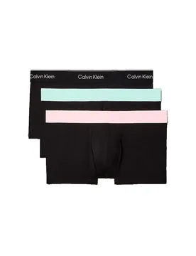 Boxers Lv00nb4389 Trunk Low Rise 3 Unités Black W / Black Wb / Black W / Feel The XL - Calvin Klein - FashionsVida