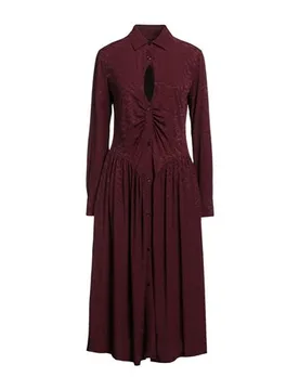 Vestido midi Mujer Burdeos 34,36 Mujer - PINKO - FashionsVida