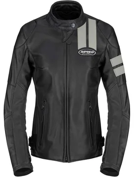 Giacche Moto Donna Pelle ROAR LADY Ghiaccio Nero taglia 40 - Spidi - FashionsVida
