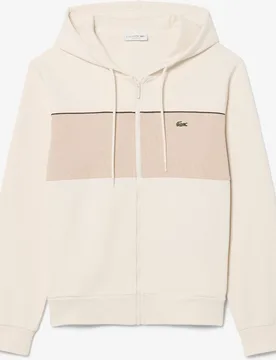 Sudadera de hombre con capucha y cremallera con bloques de color - Lacoste - FashionsVida
