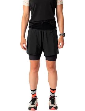 Ultra 2/1 Shorts Black Out M Women - Dynafit - FashionsVida