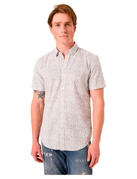 Camicia A Maniche Corte D5109 White XL - Garcia - FashionsVida