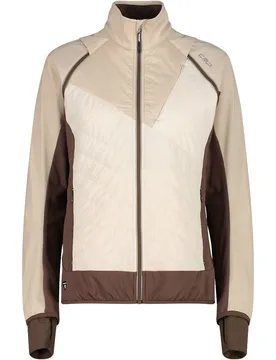 Woman jacket with detachable sleeves chaqueta softshell mujer Beige (36) - CMP - FashionsVida