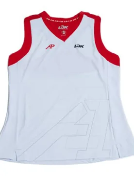 Elk Sleeveless T-shirt White/Red XL - Lok - FashionsVida