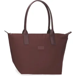 Bolso de hombro tote loop en negro
