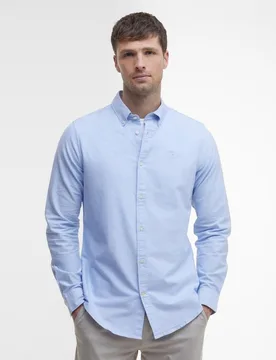 Camisa de hombre de manga larga lisa - Barbour - FashionsVida