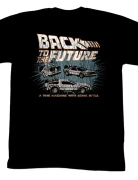 Time Machine With Style 1230 Back To The Future Vintage Sic Fi Gift t shirt 80s movies Graphic Clothes All size Tops S-6XL - Aliexpress - FashionsVida