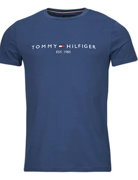 T-Shirt Logo Tee Eu S Male - Tommy hilfiger - FashionsVida