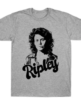 Ripley 80s Style Xenomorp Horror movie Weyland Sci-Fic Alien Gift T-Shirt 100% cotton Short Sleeve Graphic clothes All size tops - Aliexpress - FashionsVida