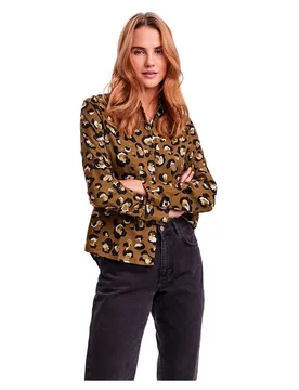 Camicia A Maniche Lunghe Isa Green L - Vero moda - FashionsVida