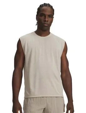 Hb Run Aeris Sleeveless T-shirt Brown / Reflective S Men - Under armour - FashionsVida