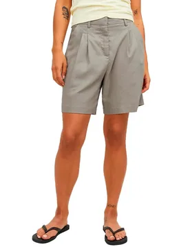 Short Taille Haute Cimberly Linen Relax Fungi M - Jjxx - FashionsVida