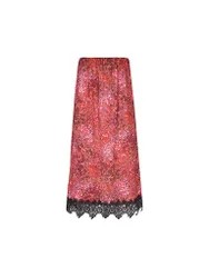 Midirock beere XL damen