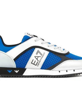 Ea7 Sneaker Black&white Laces Silver / Turkish Sea / Black EU 39 1/3 - Emporio armani - FashionsVida