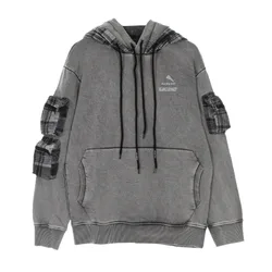 Felpa Leggera Cappuccio Uomo Moleskin Double Hoodie Stone Washed