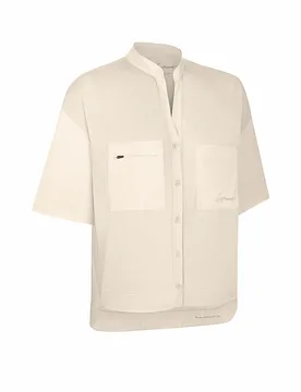 Blouse Ulli MNT Travels beige 42 - LaMunt - FashionsVida
