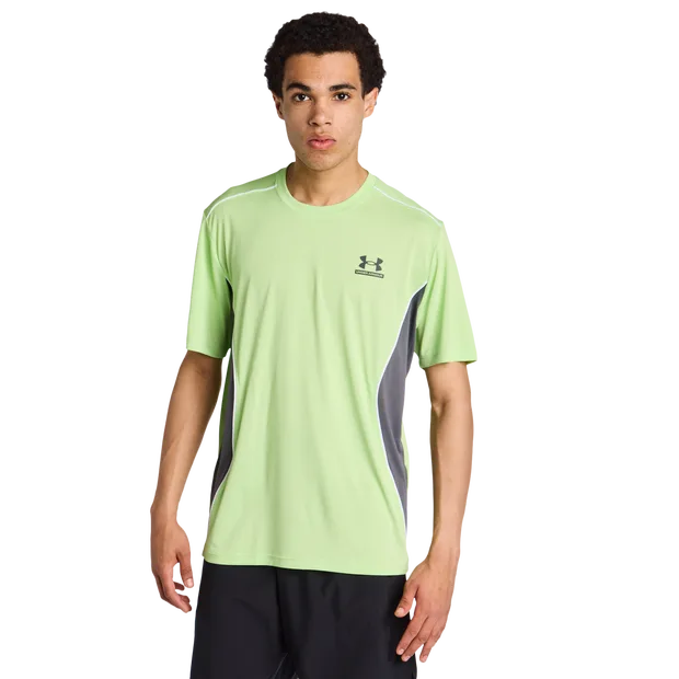 Tech Men T-Shirts - Green - Size L - Poly Jersey - Green - Size: Large - Under armour - FashionsVida
