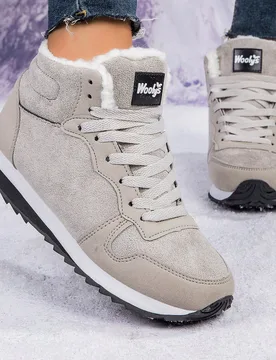 Botas de nieve con forro térmico para mujer, invierno 2025, resistentes al desgaste, antideslizantes, aptas para actividades al aire libre, unisex, b - Shein - FashionsVida
