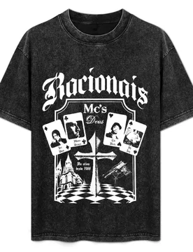 Racionais Mc?s Classic T-Shirt Casual Basic Short Sleeve T-Shirt - Aliexpress - FashionsVida