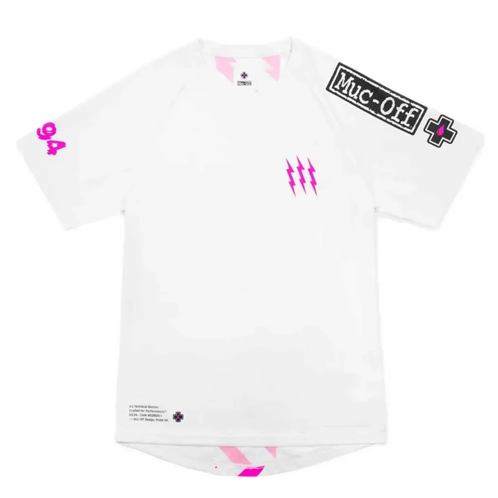 Maglietta A Maniche Corte Riders White - Muc Off - FashionsVida