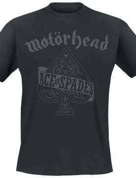 T-Shirt - Ace Of Spades - M bis 5XL - für Männer - Größe L - schwarz - Lizenziertes Merchandise! - Männer - male - Motörhead - FashionsVida
