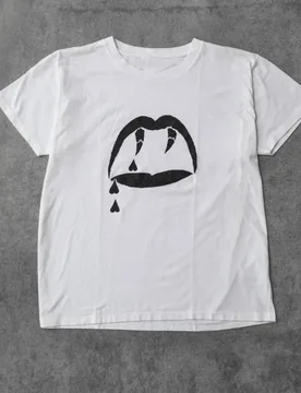 Trendy Saint Laurent imitation oversized short sleeved women's summer smiling face printed T-shirt made of pure cotton casual lo - Aliexpress - FashionsVida