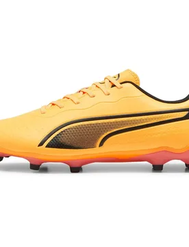 Chaussures De Football King Match Fg/ag Sun Stream / Black / Sunset Glow EU 41 - Puma - FashionsVida
