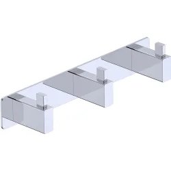 Percha de baño triple Technic