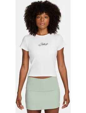 Camiseta de mujer Sportswear Rib Mod Crop JDI - Nike - FashionsVida