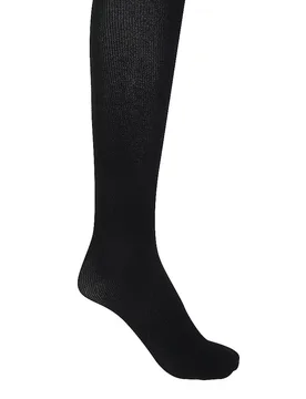 Modestrumpfhose Mary Cotton Rib Black noir M - Wolford - FashionsVida
