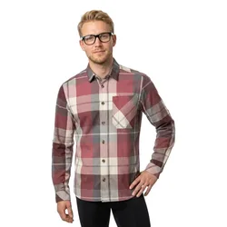 Chemise à Manches Longues Customized 22904 Bordeaux Checked XS