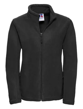 Womens/ladies Outdoor Fleece Jacket (Black) - Size X-Small - Russell athletic - FashionsVida