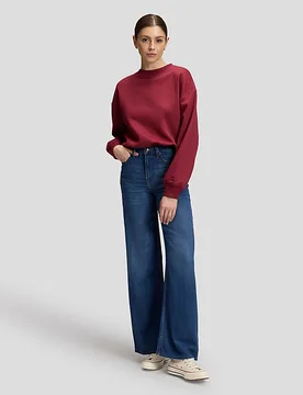 Relaxed Core Sweatshirt Tibetan Red Größe L female - Lee - FashionsVida
