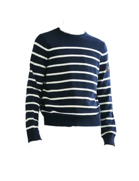 Maglione A Righe Navy Blue LIMOALF - Ecoalf - FashionsVida