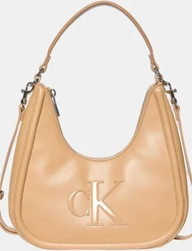 Bolso bandolera con doble corra y logo frontal a tono - Calvin Klein - FashionsVida